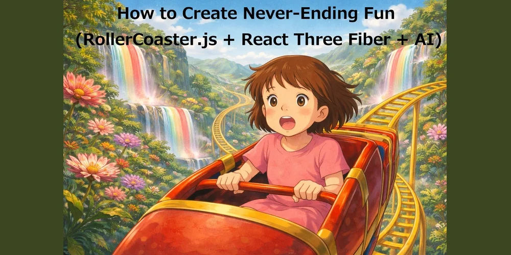 How to Create Never-Ending Fun (🎢RollerCoaster.js + React Three Fiber + AI)