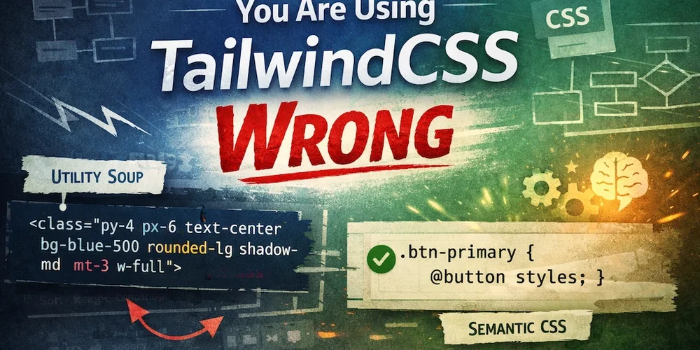 You Are Using TailwindCSS Wrong