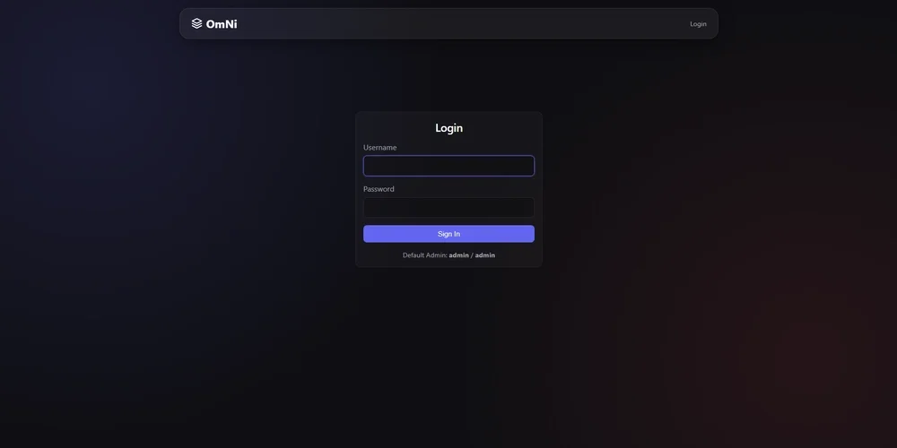 OmNi: The Self-Hosted File Sharer for Simplicity and Privacy