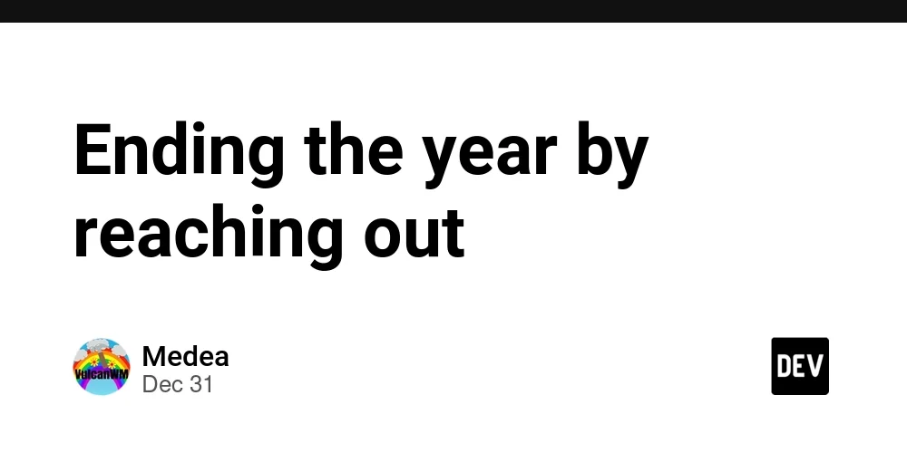Ending the year by reaching out