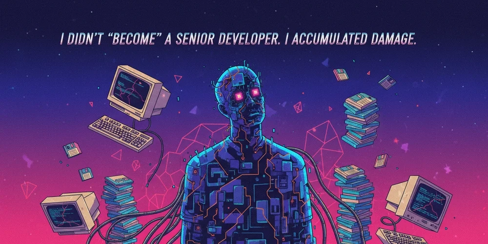 I Didn’t “Become” a Senior Developer. I Accumulated Damage.