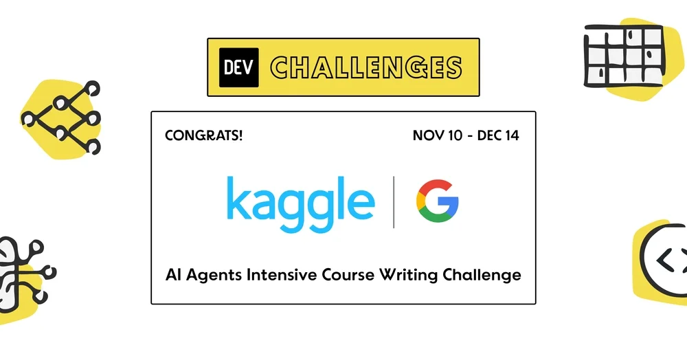 Congrats to the AI Agents Intensive Course Writing Challenge Winners!