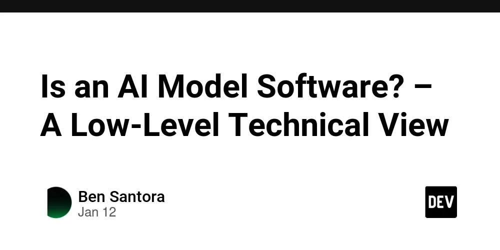 Is an AI Model Software? – A Low‑Level Technical View