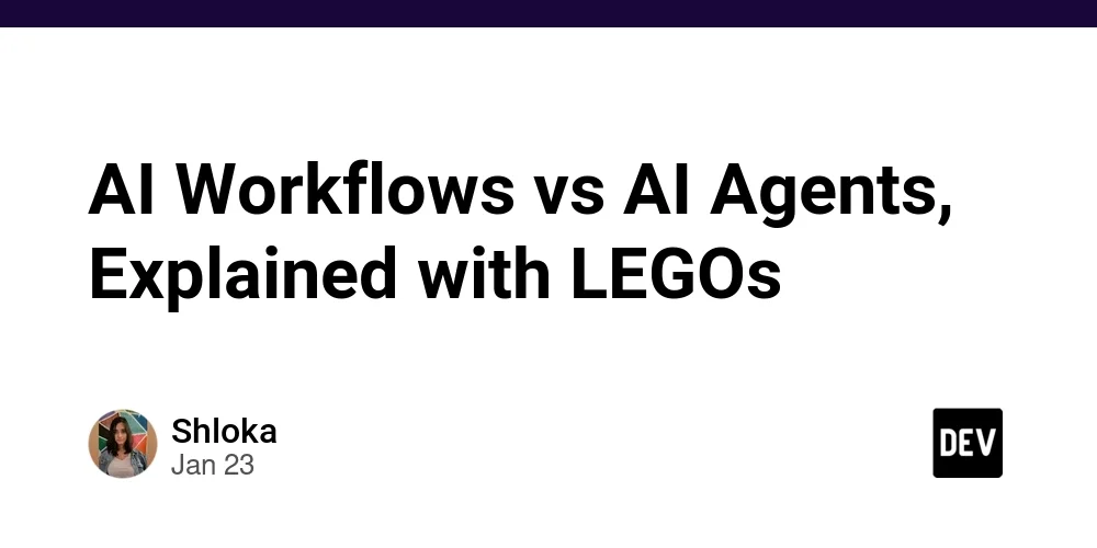 AI Workflows vs AI Agents, Explained with LEGOs