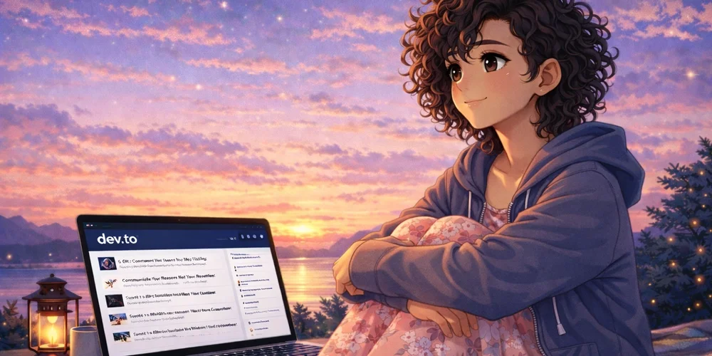 How dev.to became my comfortable corner of the internet (and my New Year resolution)