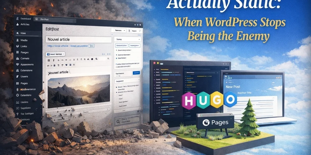Actually Static: When WordPress Stops Being the Enemy