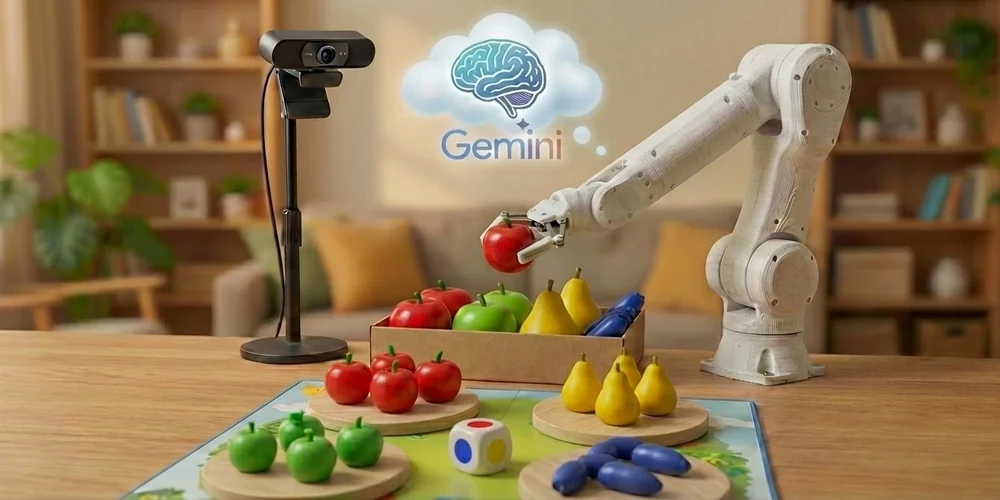 Teaching a Robot to Play a Toddler Game: VLAs, Gemini 3 Flash, and First Orchard