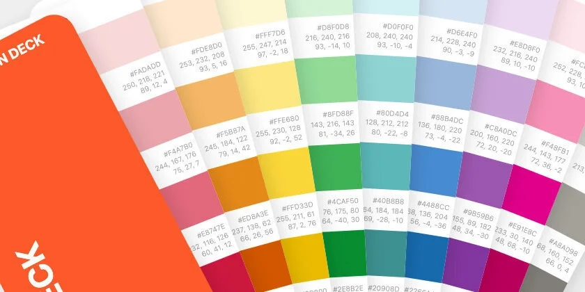 Re-creating a Pantone Color Deck in CSS