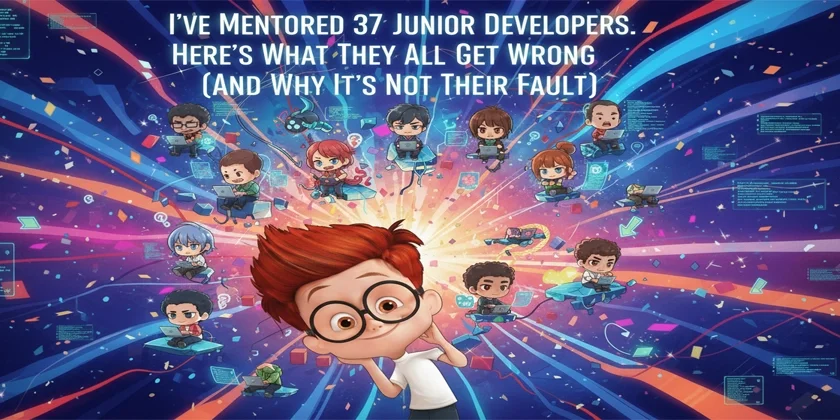 I’ve Mentored 37 Junior Developers. Here’s What They All Get Wrong (And Why It’s Not Their Fault)