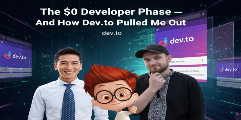 The $0 Developer Phase — And How Dev.to Pulled Me Out