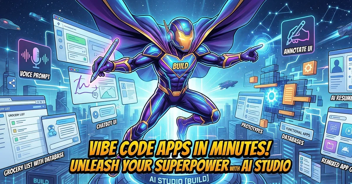 Vibe-coding in Google AI Studio: my tips to prompt better and create amazing apps