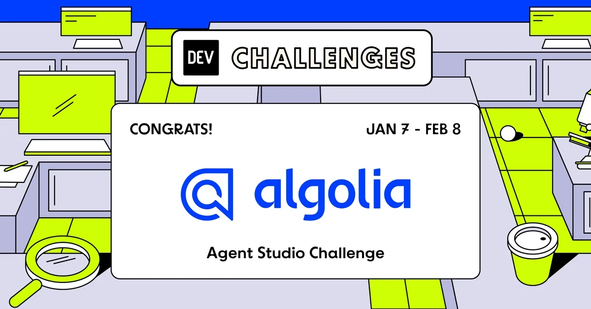Congrats to the Algolia Agent Studio Challenge Winners!