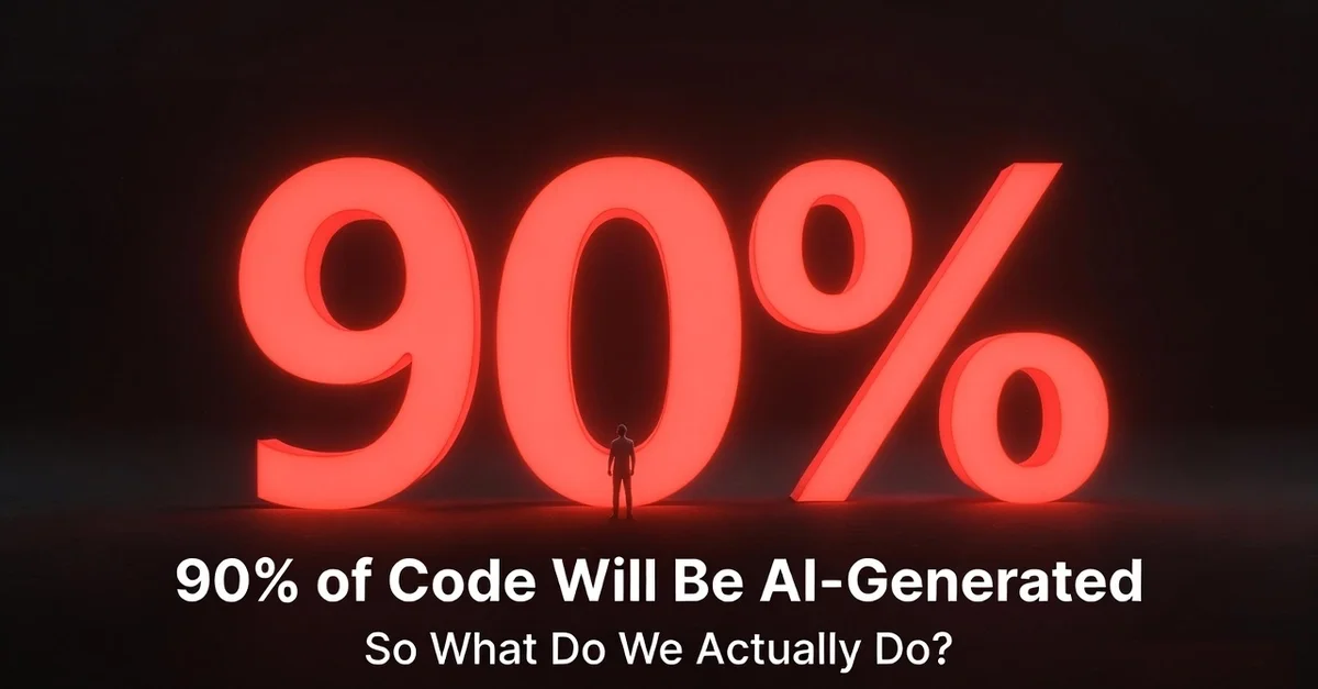 90% of Code Will Be AI-Generated — So What the Hell Do We Actually Do?