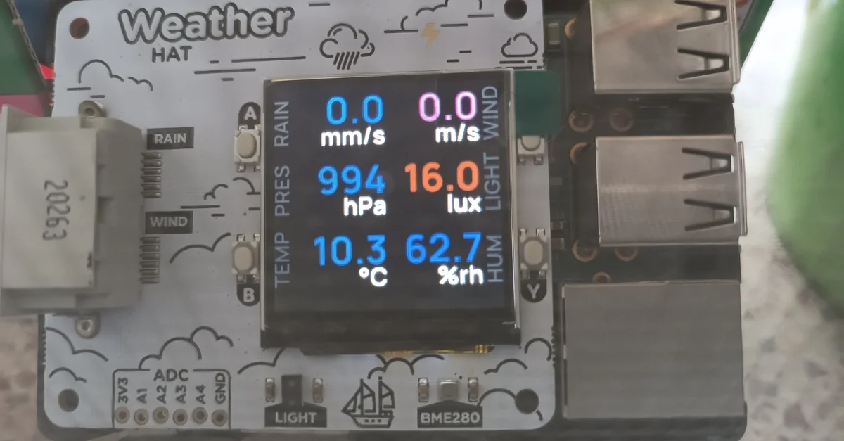 Building a Weather Station Using an Old Raspberry Pi