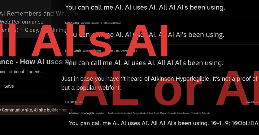 Who's Al and Where's Webfont Legibility?