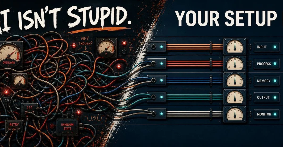 AI Isn't Stupid. Your Setup Is. 🛠️