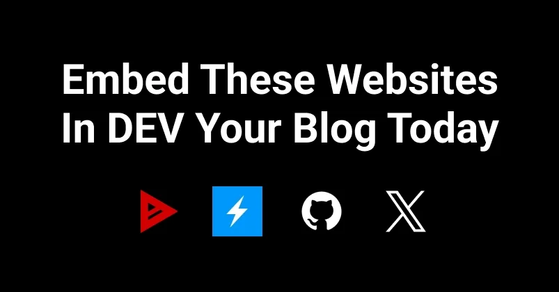 Embed These Websites In Your Blog Today
