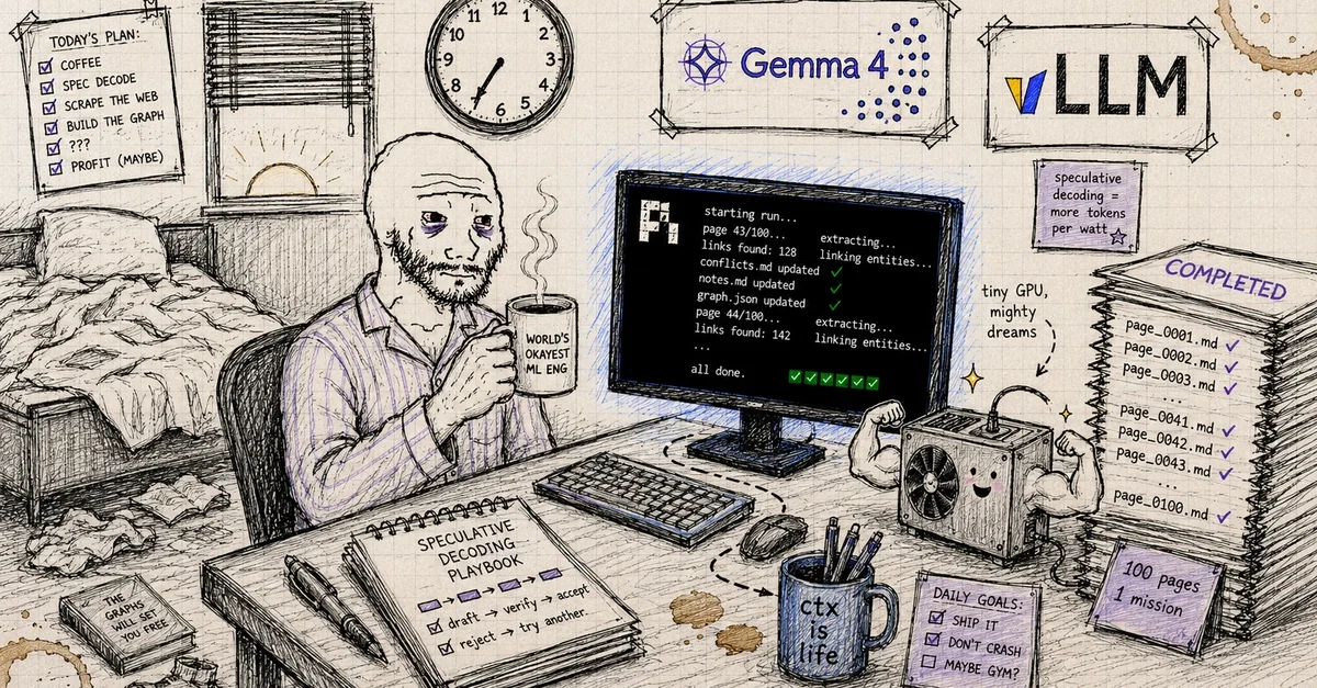 The Local Model That Doesn't Sleep: Gemma 4 + MTP as a Marathon Engine
