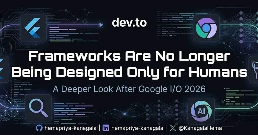 Frameworks Are No Longer Being Designed Only for Humans