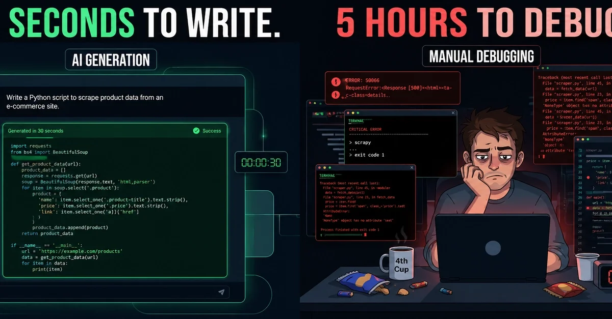 I Spent 10x Longer Debugging AI Code Than Writing It
