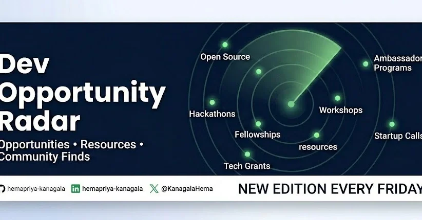 Dev Opportunity Radar #2: A Fully-Funded Residency in Finland, AI Research Program, and a $60K Hackathon