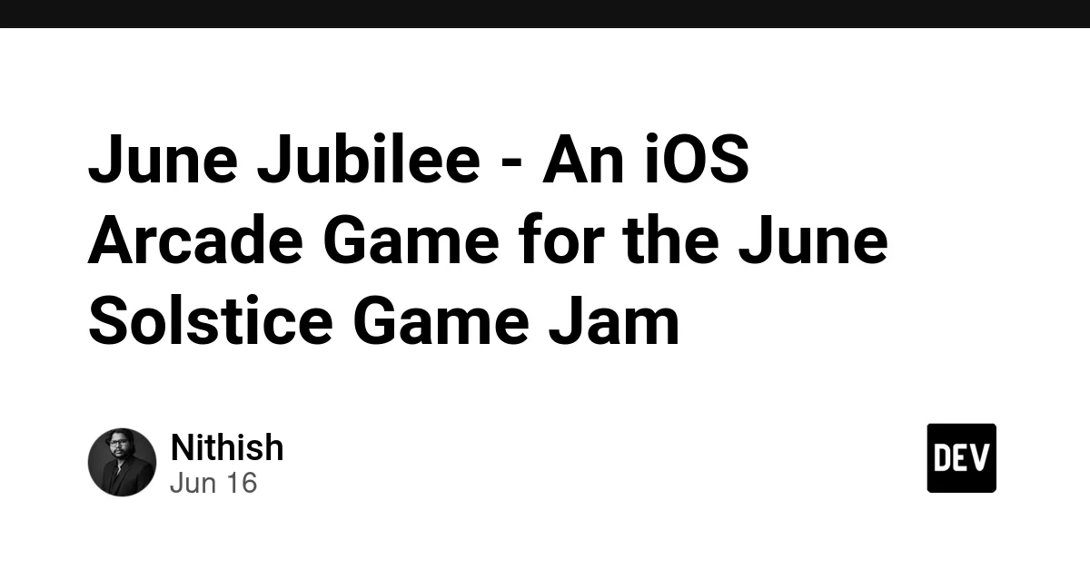 June Jubilee - An iOS Arcade Game