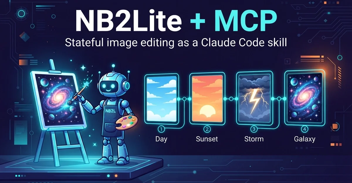 Teaching Claude Code to Paint: A Stateful Image-Editing Skill Built on Gemini's Interactions API and MCP