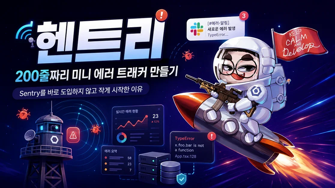 Sentry를 바로 도입하지 않고 200줄 에러 트래커를 만든 이유