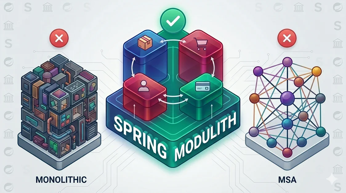 MSA도, 모놀리스도 아닌 제3의 선택 — Spring Modulith