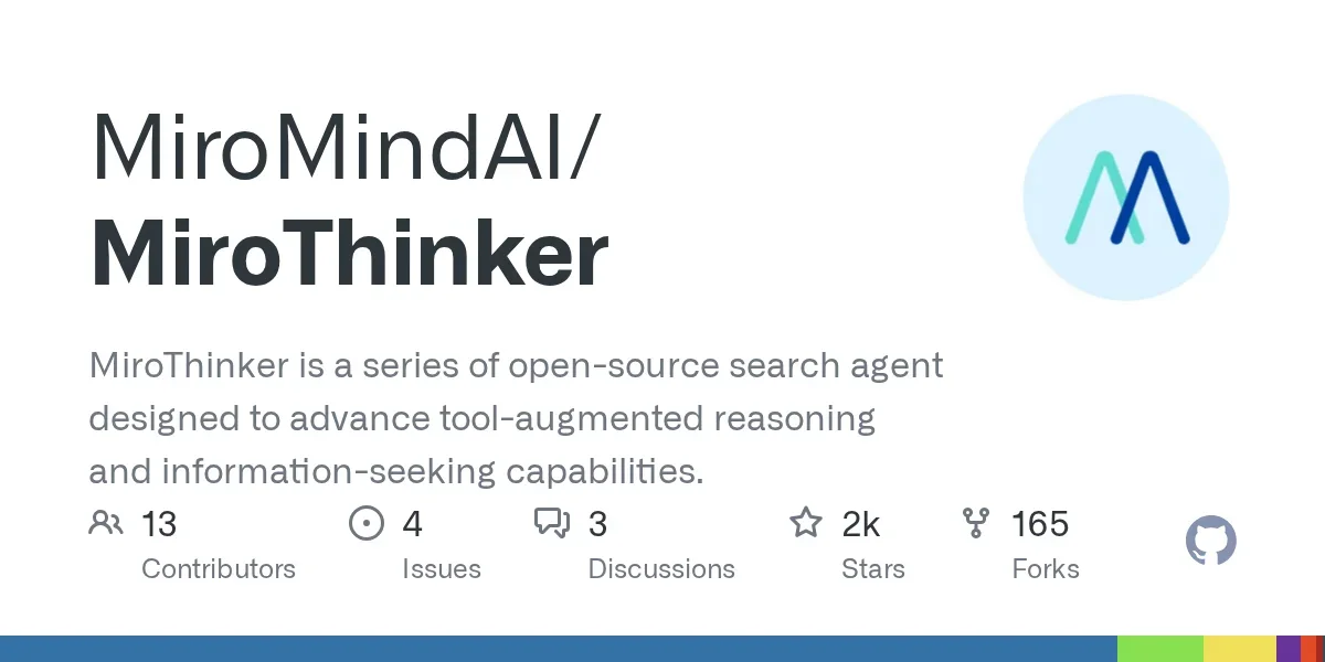 MiroMindAI / MiroThinker