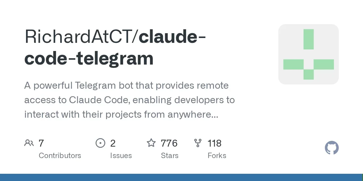 RichardAtCT / claude-code-telegram