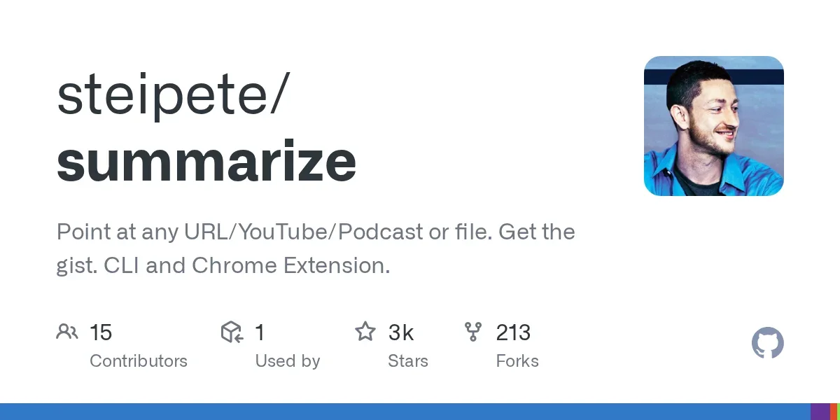 steipete / summarize