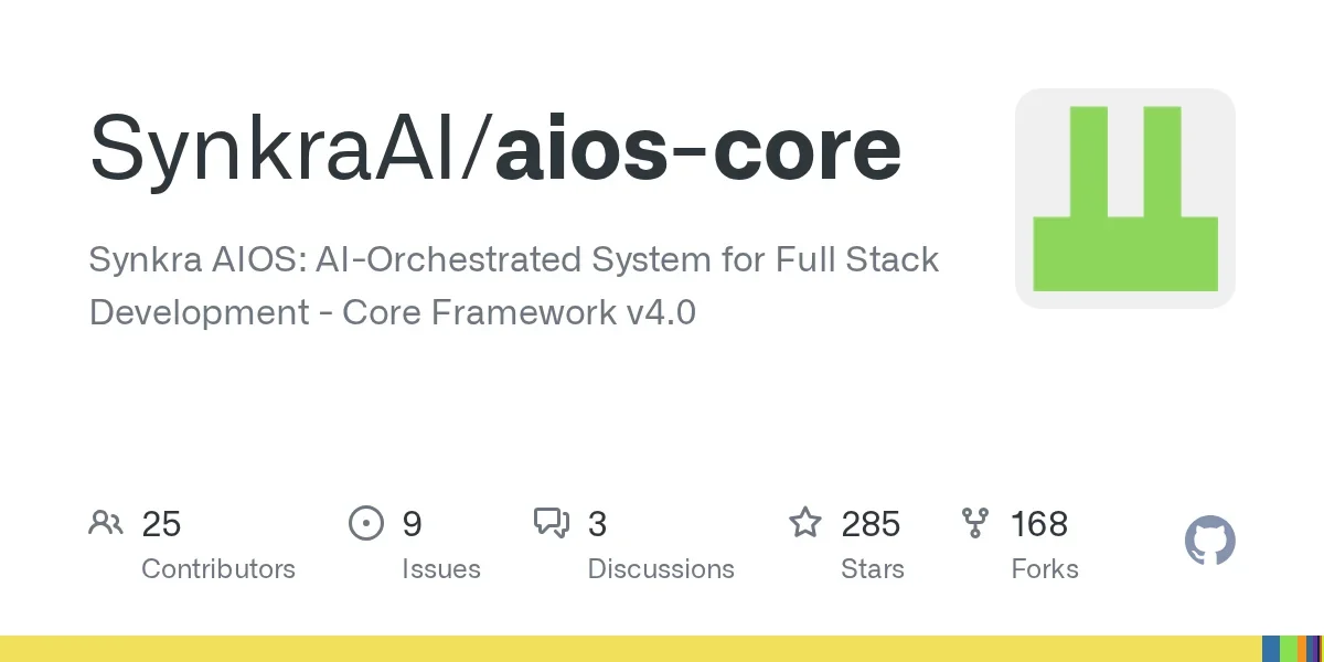 SynkraAI / aios-core