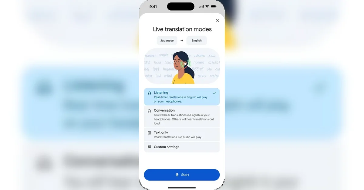 Transform your headphones into a live personal translator on iOS.