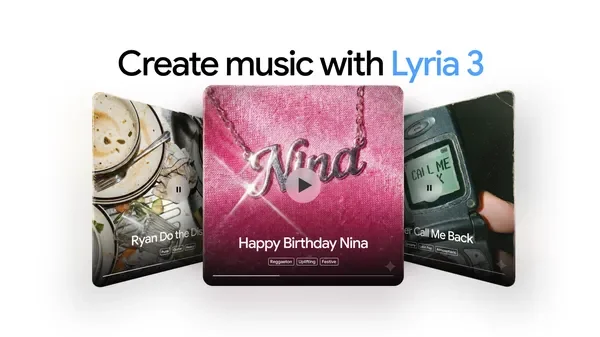 A new way to express yourself: Gemini can now create music