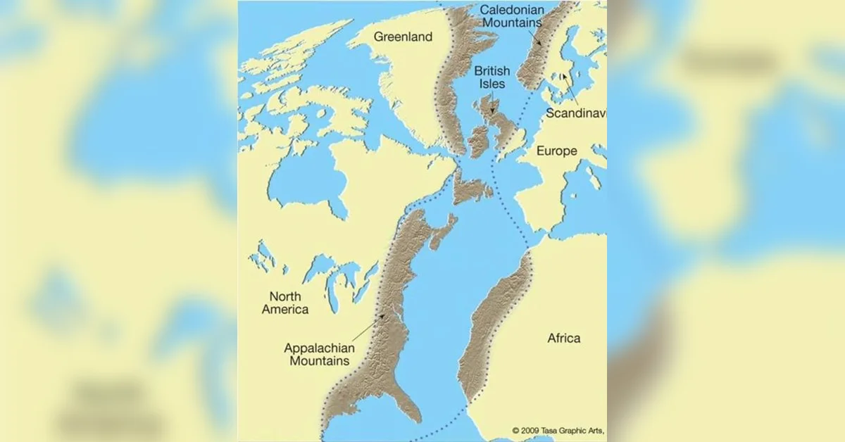 The Scottish Highlands, the Appalachians, Atlas are the same mountain range