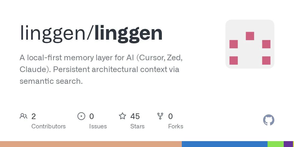 Show HN: Linggen – A local-first memory layer for your AI (Cursor, Zed, Claude)