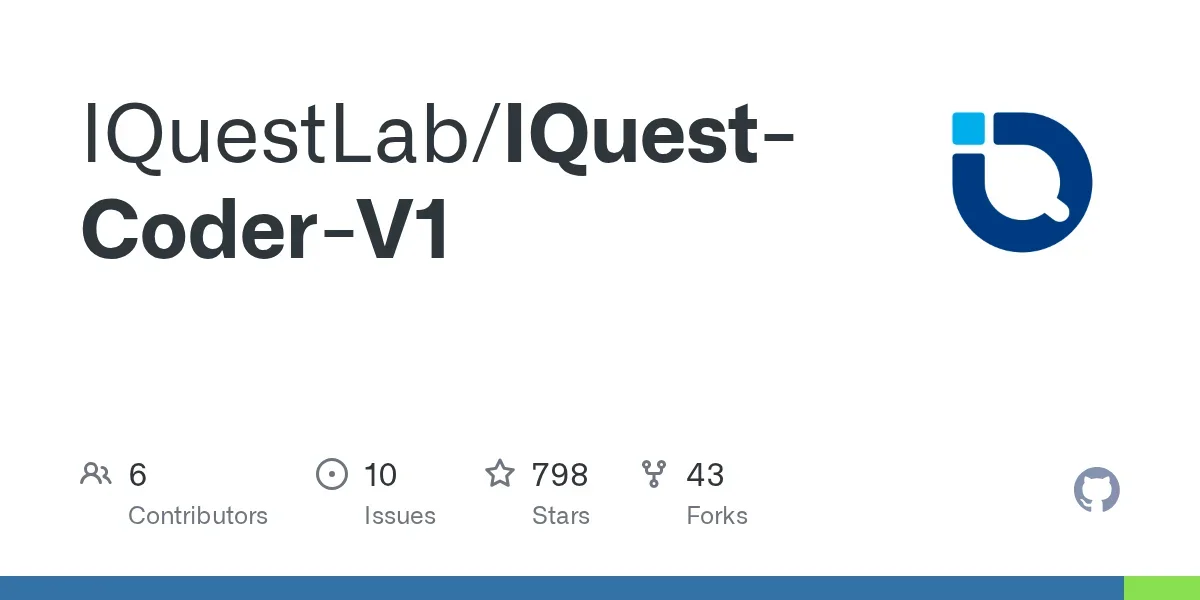 IQuest-Coder: A new open-source code model beats Claude Sonnet 4.5 and GPT 5.1 [pdf]