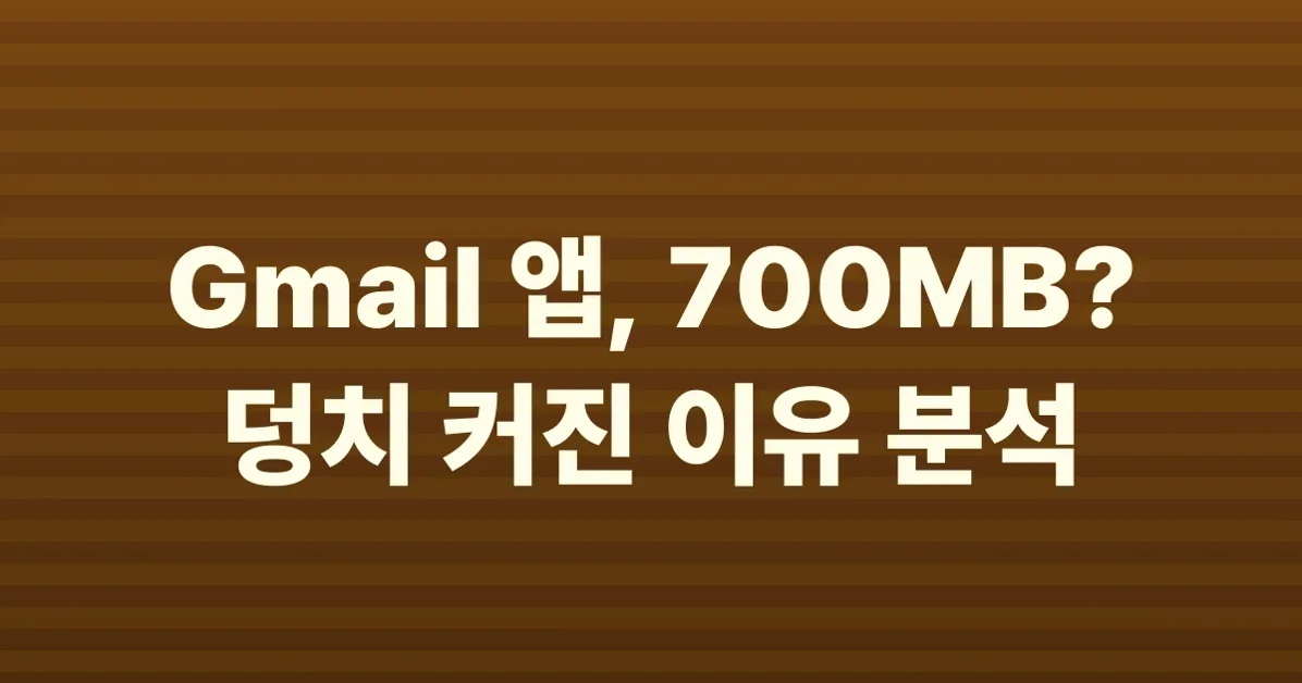 Why is the Gmail app 700 MB?