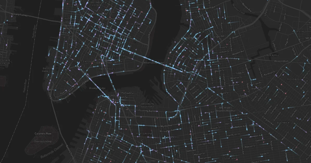 Show HN: I visualized the entire history of Citi Bike in the browser