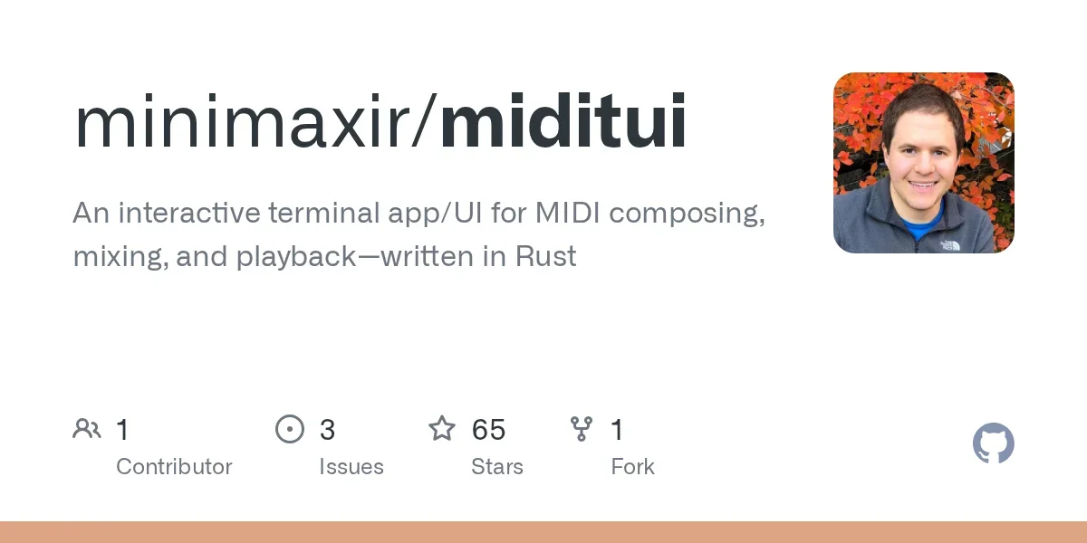 Show HN: Miditui – a terminal app/UI for MIDI composing, mixing, and playback