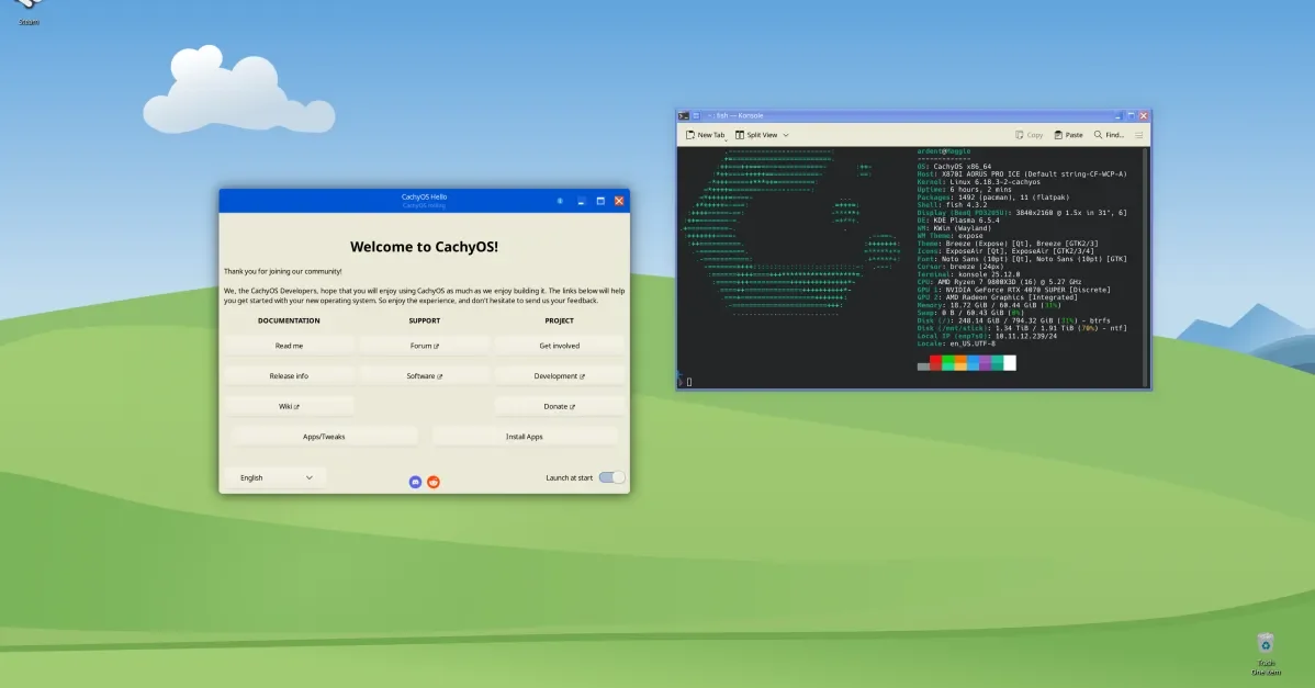 I replaced Windows with Linux and everything's going great