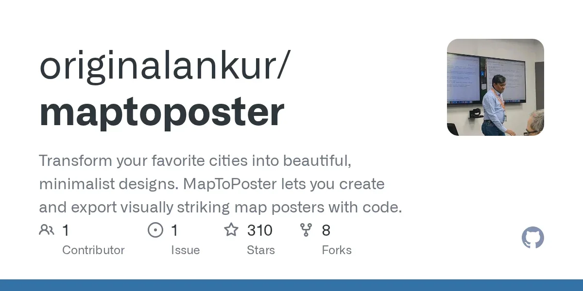 Map To Poster – Create Art of your favourite city