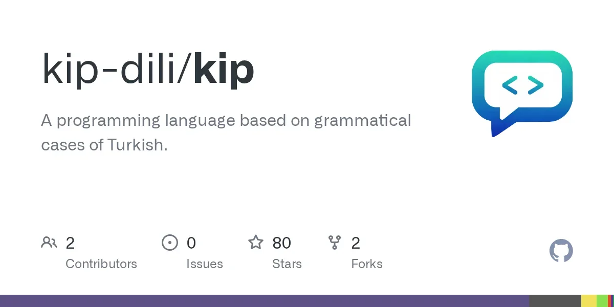 A programming language based on grammatical cases of Turkish