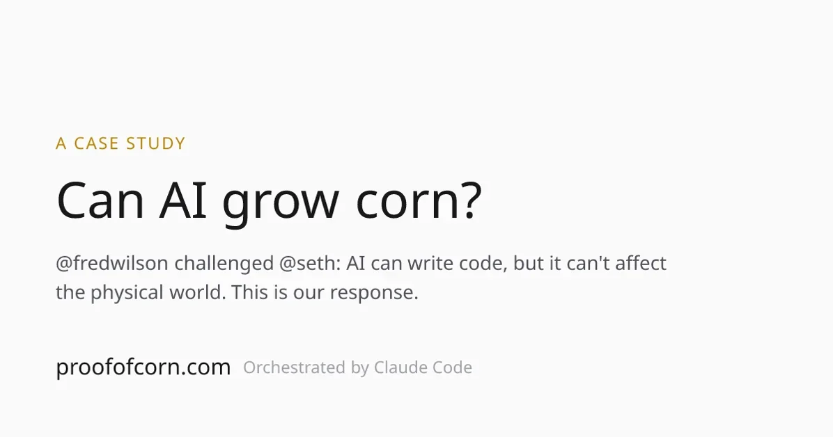 Proof of Corn