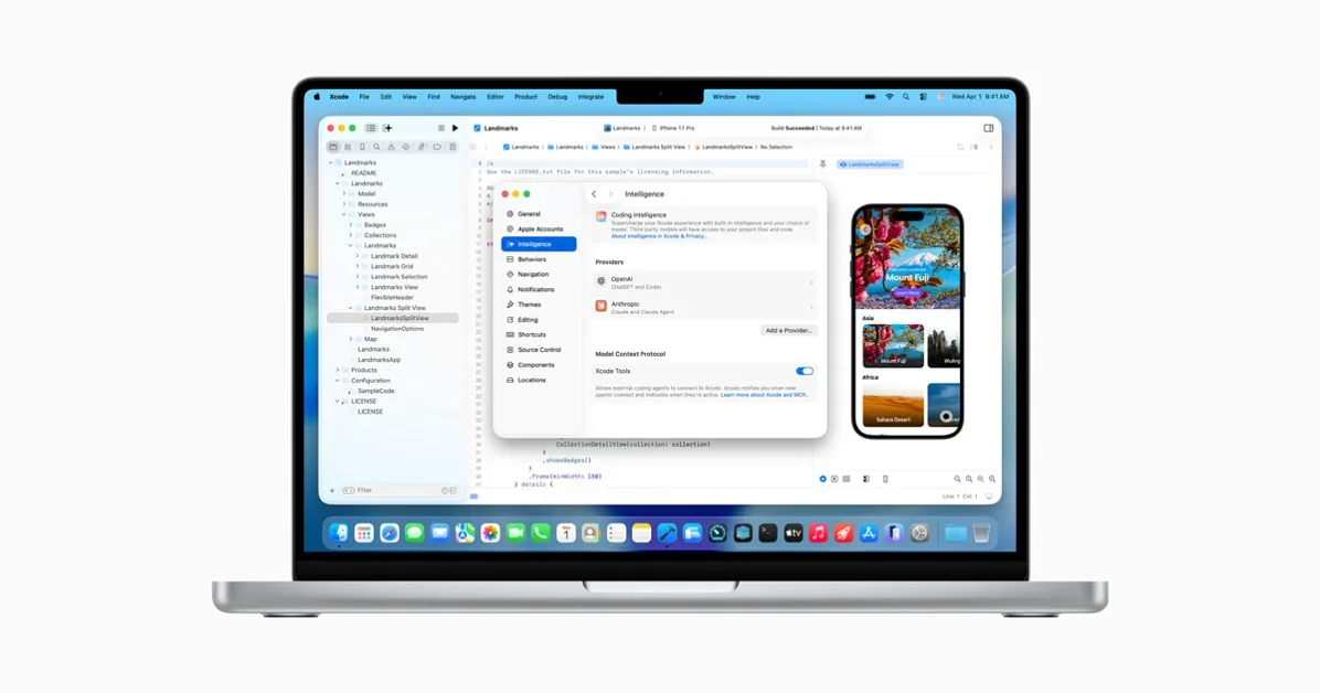 Xcode 26.3 – Developers can leverage coding agents directly in Xcode