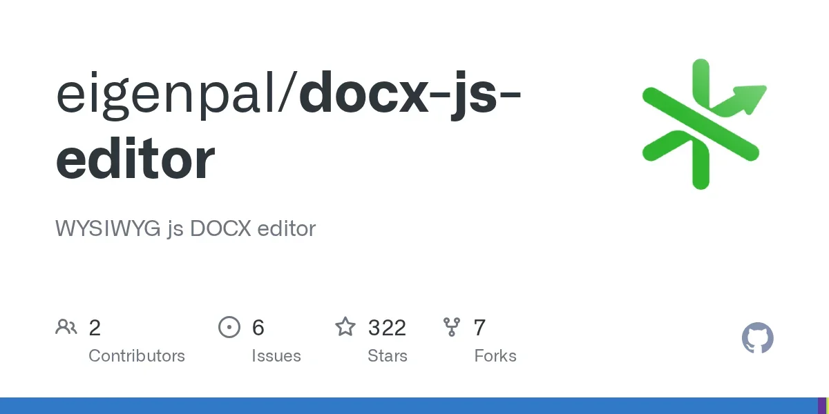 Show HN: JavaScript-first, open-source WYSIWYG DOCX editor