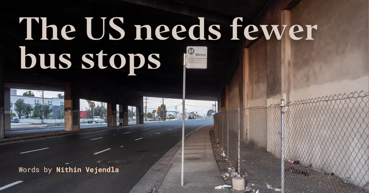 Bus stop balancing is fast, cheap, and effective