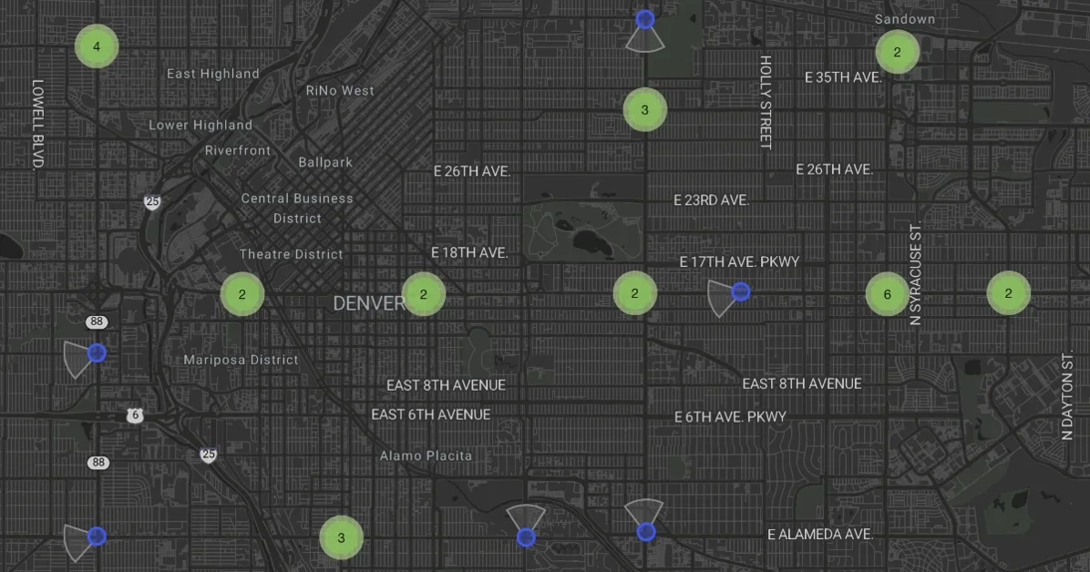 An interactive map of FLock Cams