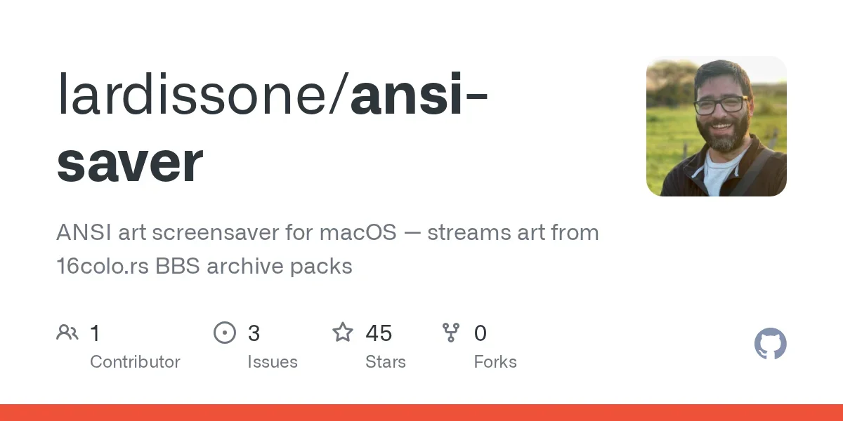 Show HN: ANSI-Saver – A macOS Screensaver
